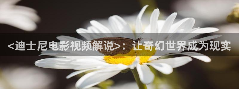 奇优影院taoju：<迪士尼电影视频解说>：让奇幻世界成为现实